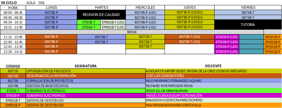 Horario