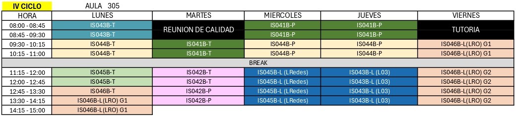 Horario